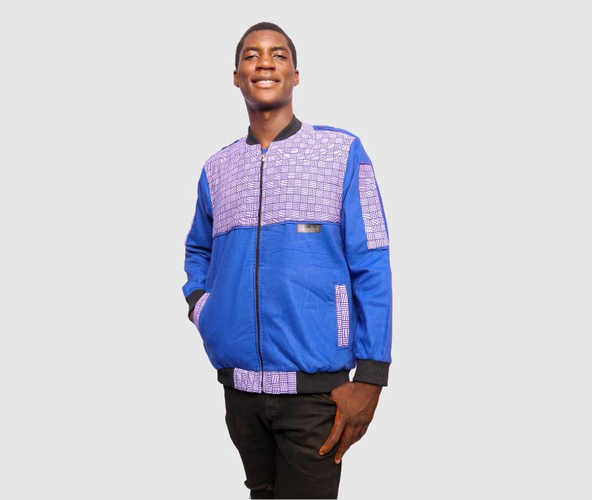 DD Blouson de style bomber CARAPACE FORTUNE BLUE - Une face