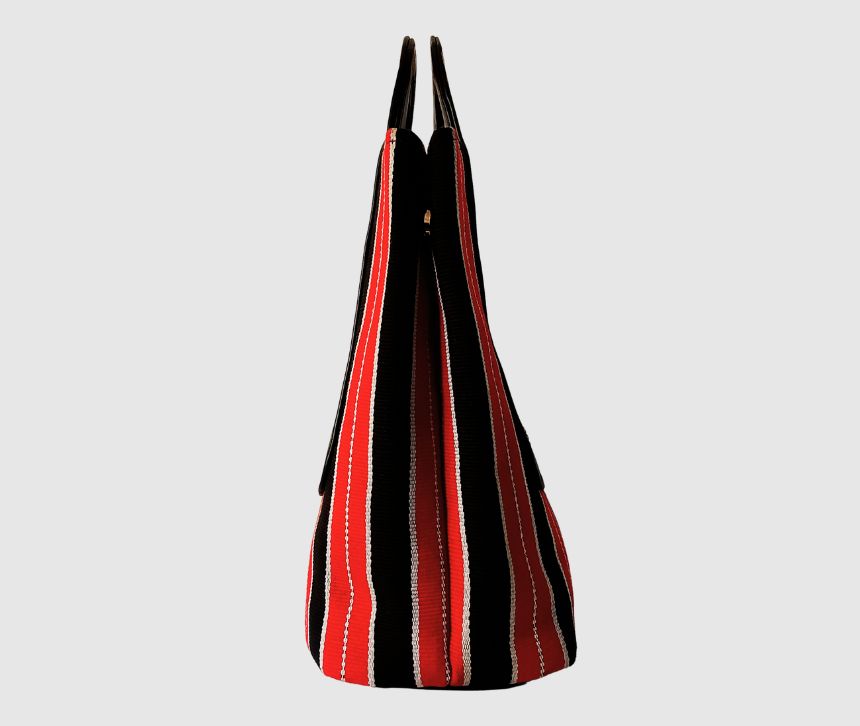 DD Sac Luxury NOUN POWER AVEC MANCHE RONDE + CUIR VÉRITABLE NOIR LISSE