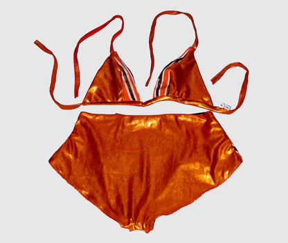 Maillot de bain 2 pièces - TT Orangé